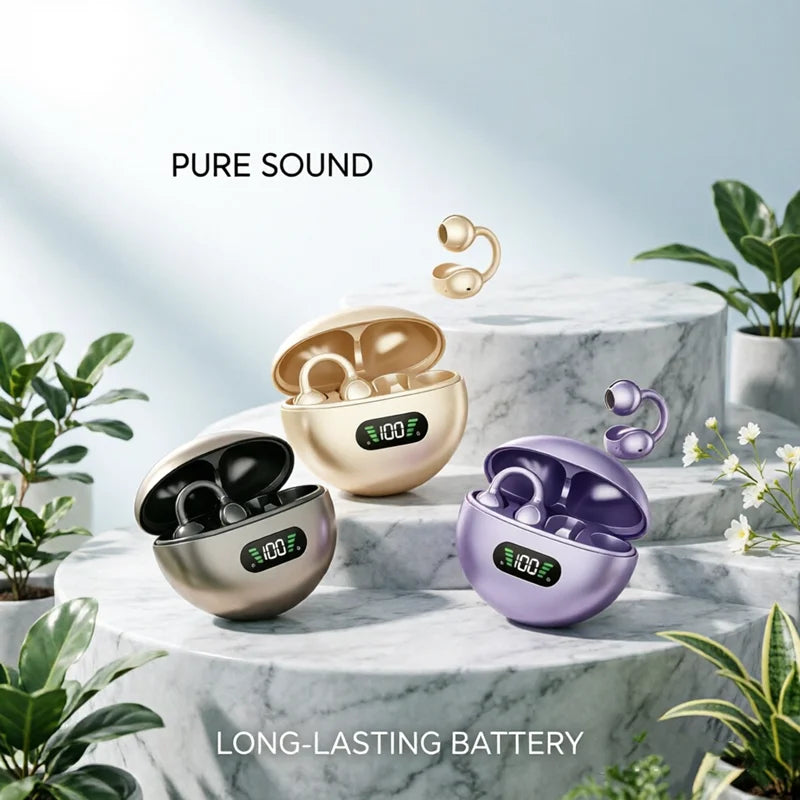 TWS Wireless Earbuds Bluetooth Headphones with Noise Isolation and Clear Sound