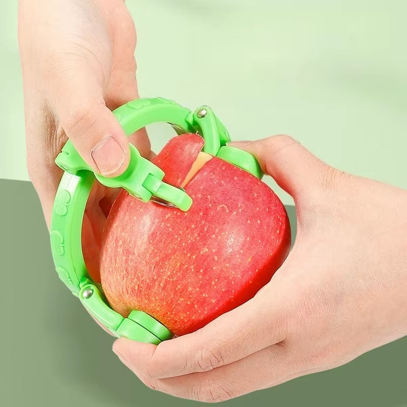 Apple Peeler with Handheld Rotating Fruit Spiralizer Machine for Kitchen