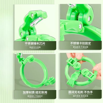 Apple Peeler with Handheld Rotating Fruit Spiralizer Machine for Kitchen
