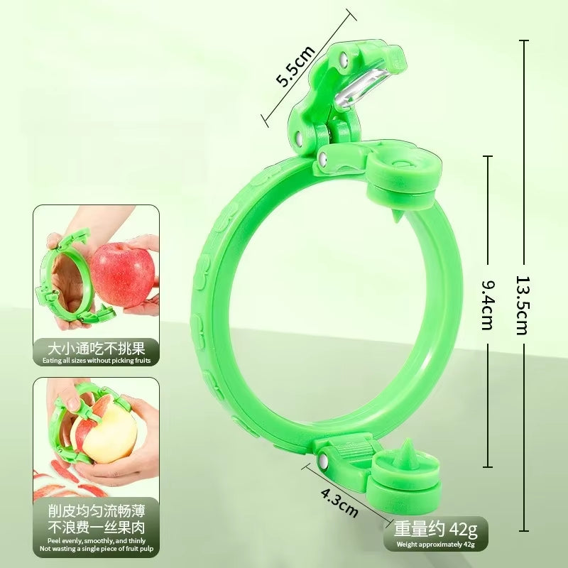 Apple Peeler with Handheld Rotating Fruit Spiralizer Machine for Kitchen