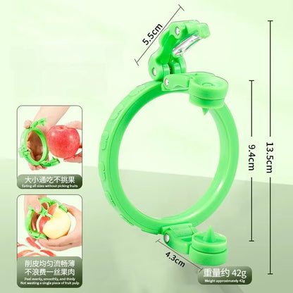 Apple Peeler with Handheld Rotating Fruit Spiralizer Machine for Kitchen