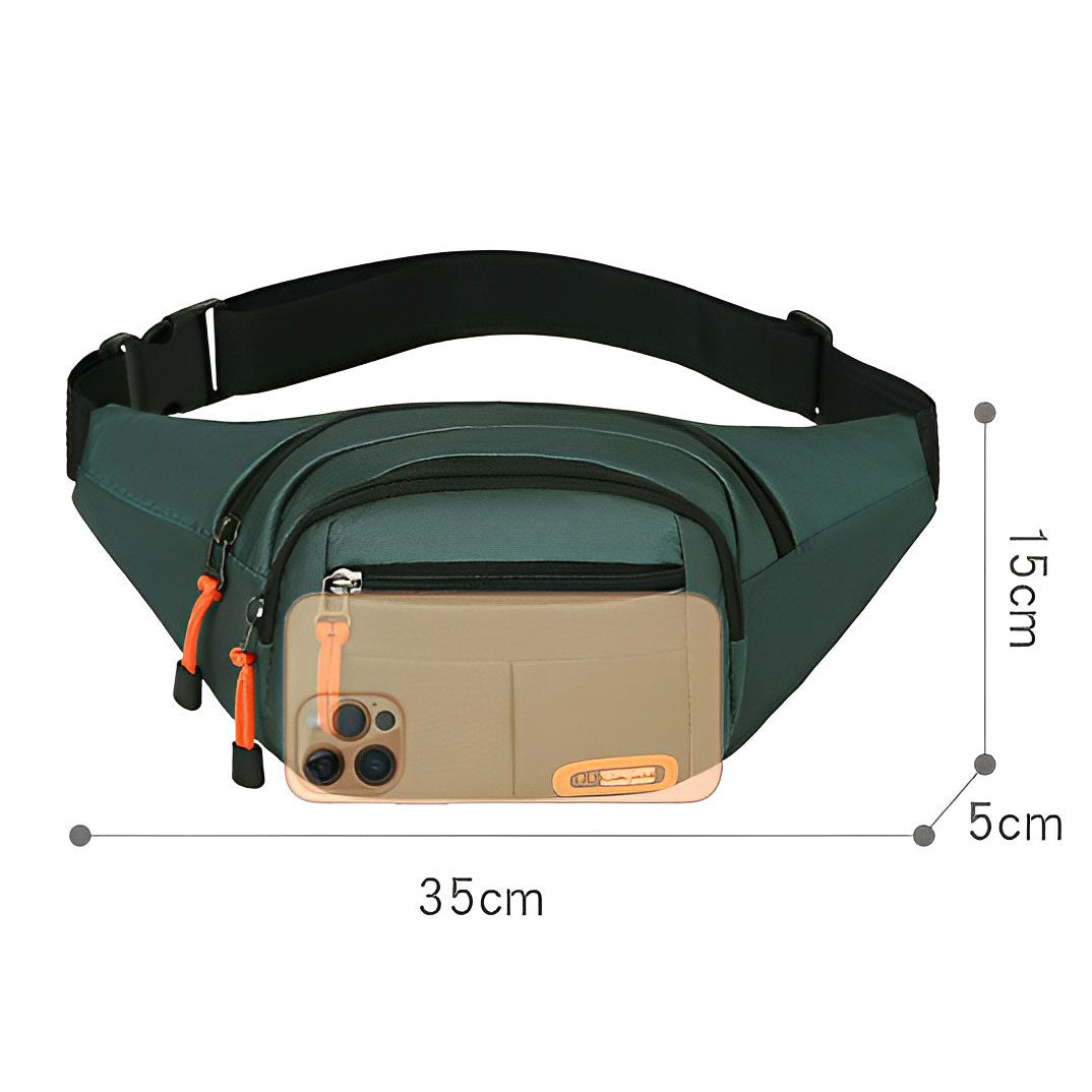 Waist Bag Large Capacity Fanny Pack for Running, Travel & Everyday Carry