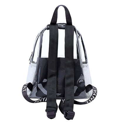 Heavy Duty Clear Backpack Large Capacity Transparent School & Travel Backpack