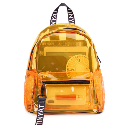 Heavy Duty Clear Backpack Large Capacity Transparent School & Travel Backpack