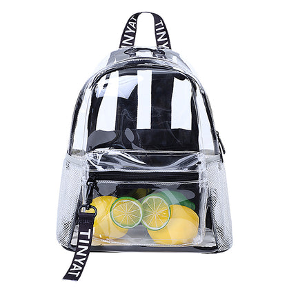 Heavy Duty Clear Backpack Large Capacity Transparent School & Travel Backpack