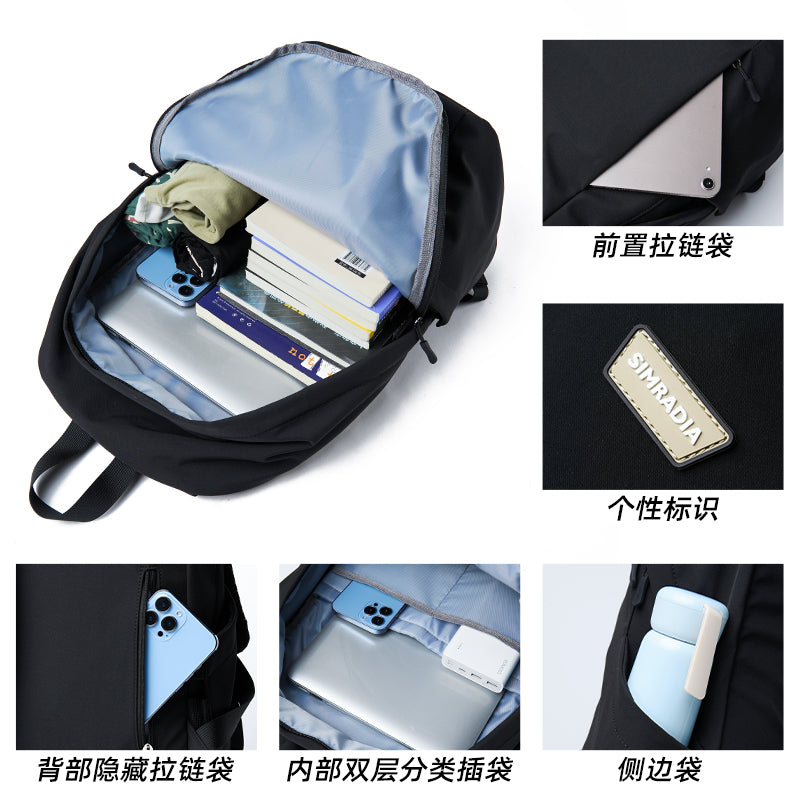 Minimalist Laptop Backpack Waterproof Travel & School Daypack
