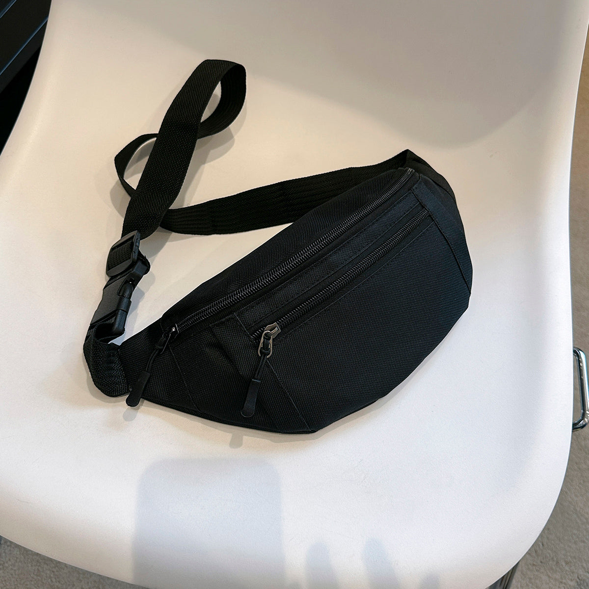 Running Belt Bag Large Crossbody Waist Bag for Travel, Fitness & Everyday Carry