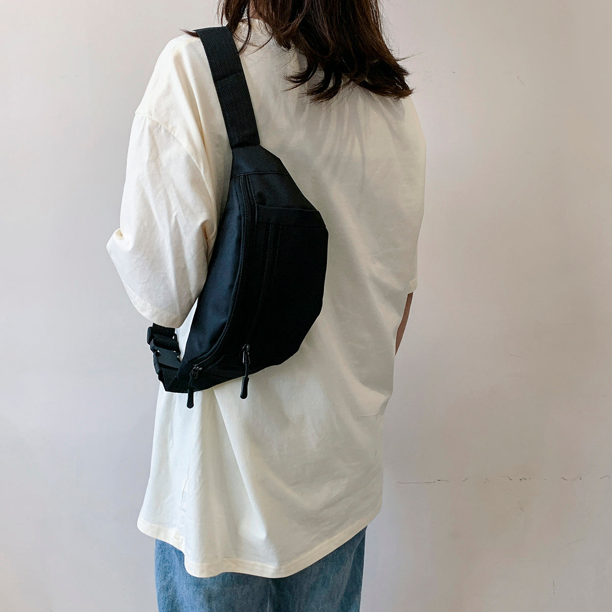 Running Belt Bag Large Crossbody Waist Bag for Travel, Fitness & Everyday Carry
