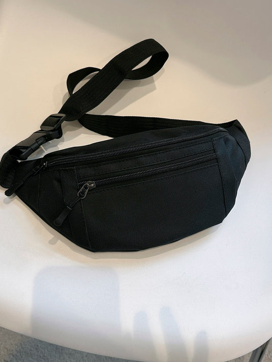 Running Belt Bag Large Crossbody Waist Bag for Travel, Fitness & Everyday Carry