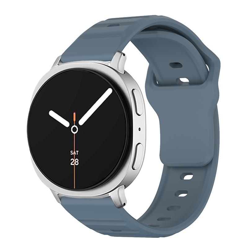Samsung Galaxy Watch8 Classic Silicone Watch Band Wave Texture Adjustable Sport Strap