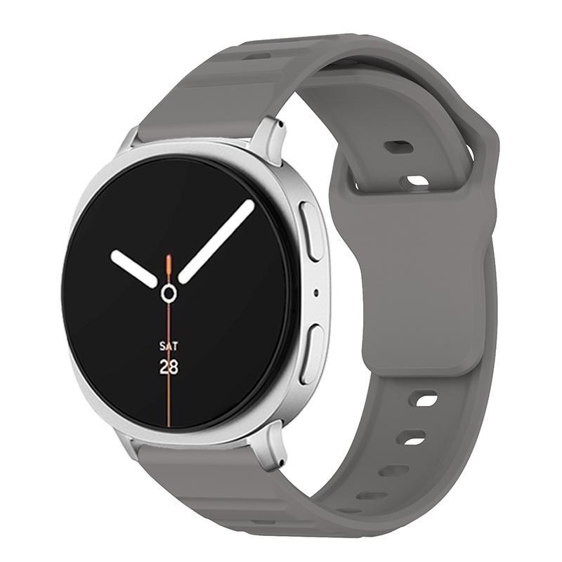 Samsung Galaxy Watch8 Classic Silicone Watch Band Wave Texture Adjustable Sport Strap