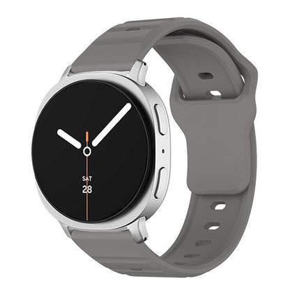 Samsung Galaxy Watch8 Classic Silicone Watch Band Wave Texture Adjustable Sport Strap