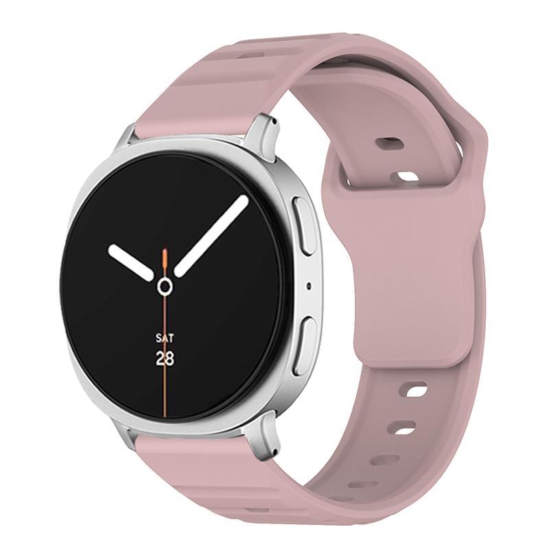 Samsung Galaxy Watch8 Classic Silicone Watch Band Wave Texture Adjustable Sport Strap