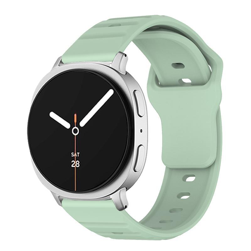 Samsung Galaxy Watch8 Classic Silicone Watch Band Wave Texture Adjustable Sport Strap