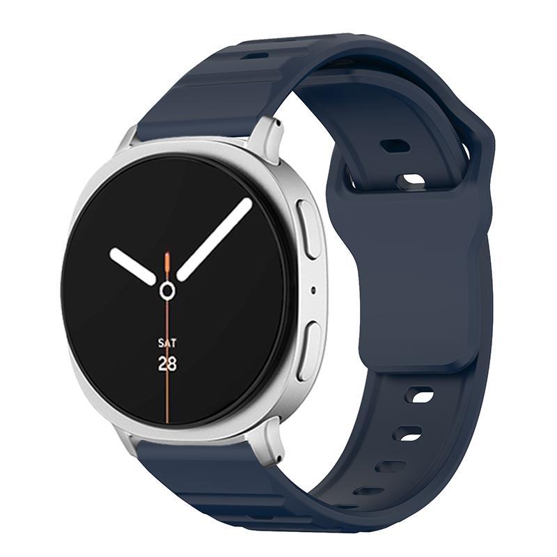 Samsung Galaxy Watch8 Classic Silicone Watch Band Wave Texture Adjustable Sport Strap