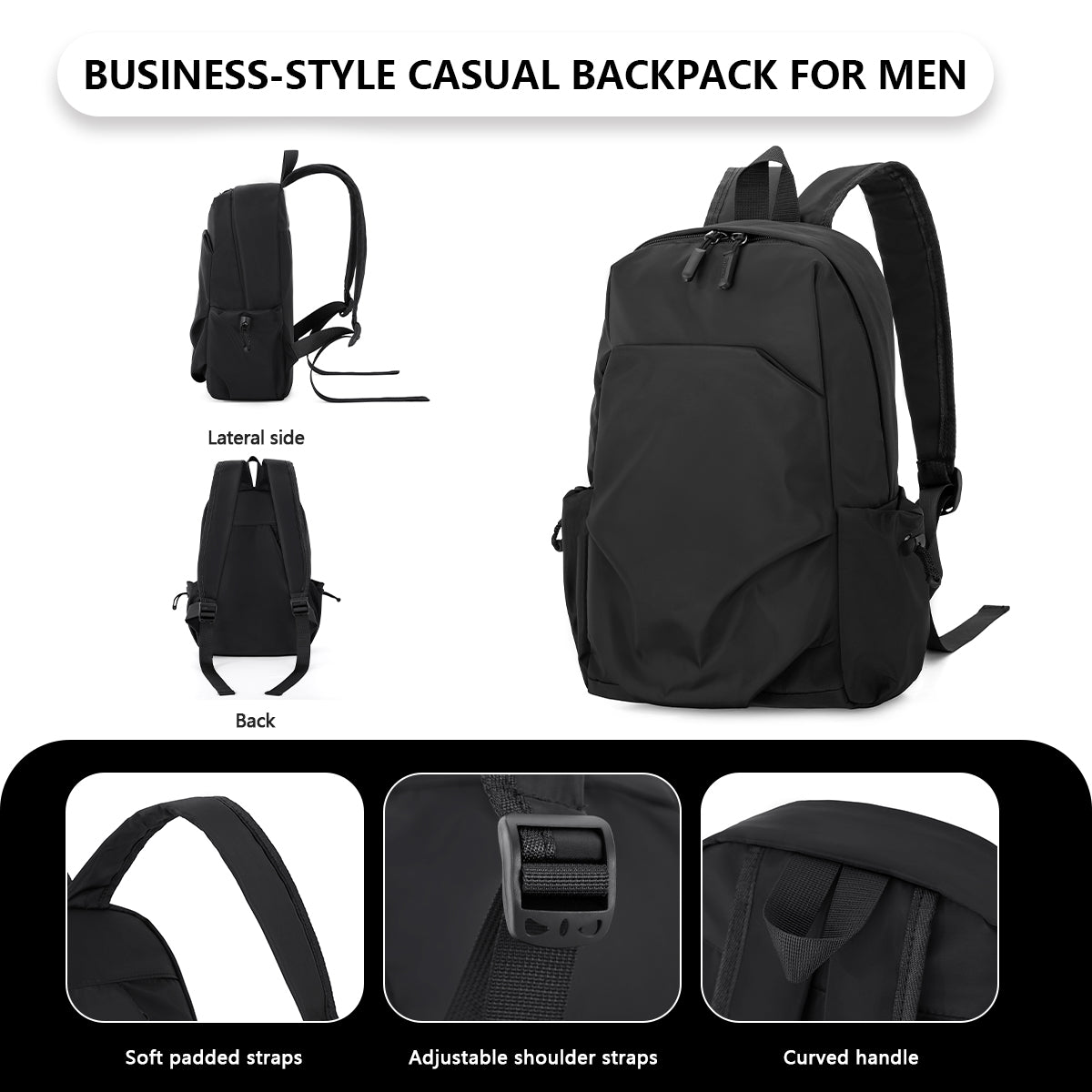 Lightweight Mini Backpack for Men Travel Daypack Outdoor Hiking Casual School Bag