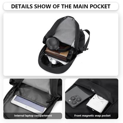 Lightweight Mini Backpack for Men Travel Daypack Outdoor Hiking Casual School Bag