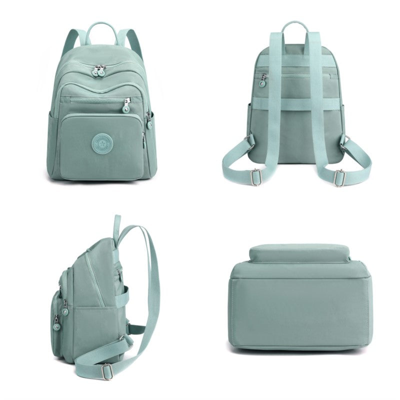 Waterproof Nylon Mini Backpack for Women Lightweight Casual Travel Daypack