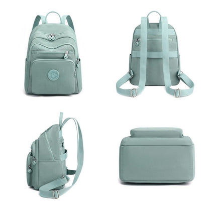 Waterproof Nylon Mini Backpack for Women Lightweight Casual Travel Daypack