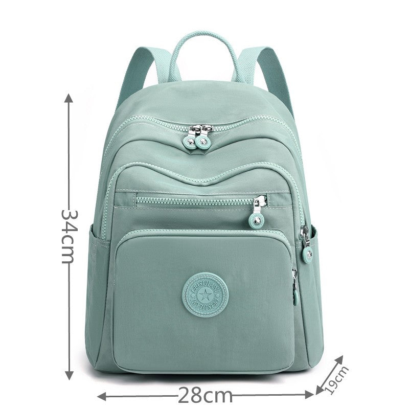 Waterproof Nylon Mini Backpack for Women Lightweight Casual Travel Daypack