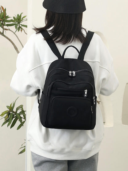 Waterproof Nylon Mini Backpack for Women Lightweight Casual Travel Daypack