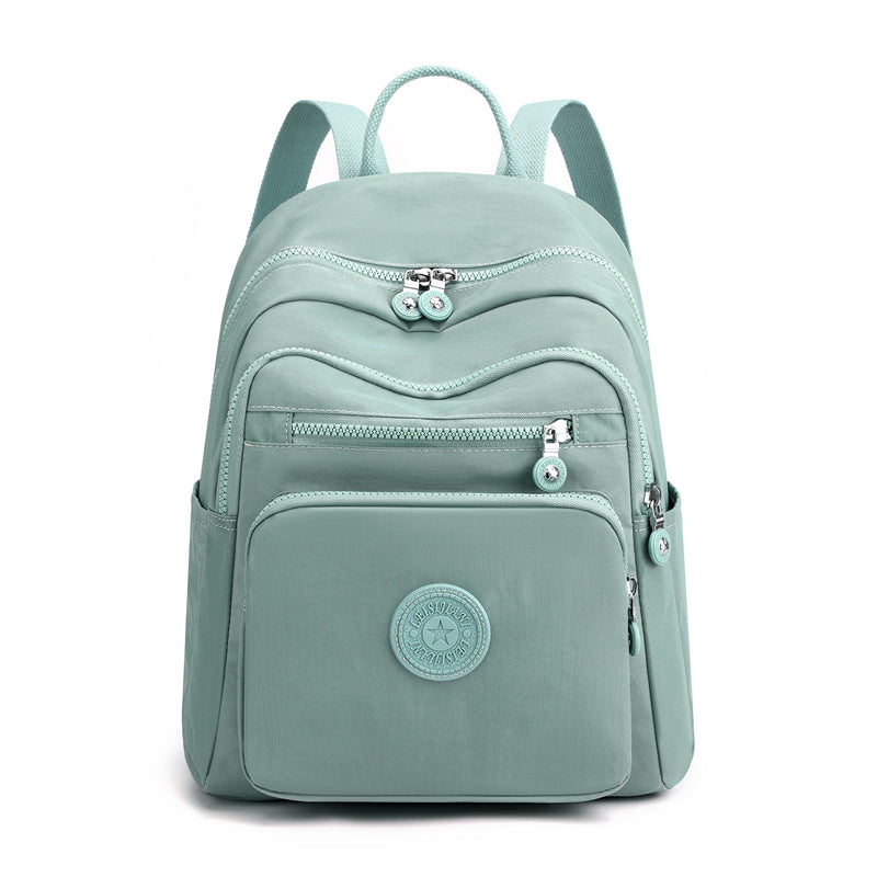 Waterproof Nylon Mini Backpack for Women Lightweight Casual Travel Daypack