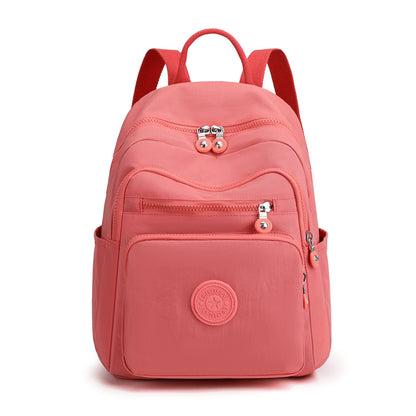 Waterproof Nylon Mini Backpack for Women Lightweight Casual Travel Daypack
