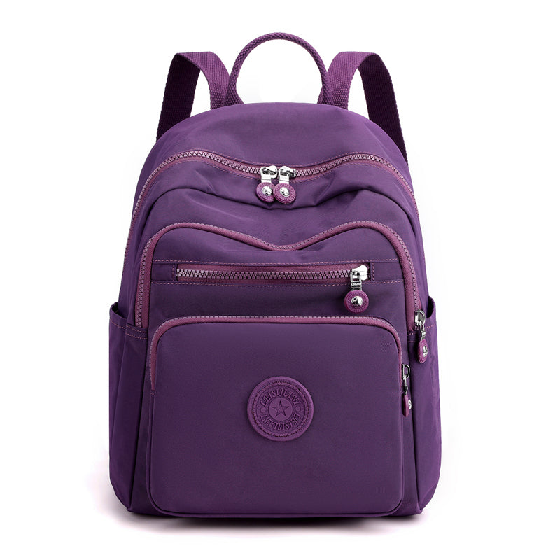 Waterproof Nylon Mini Backpack for Women Lightweight Casual Travel Daypack