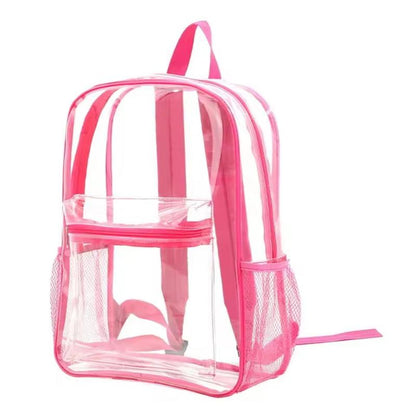 Clear Waterproof Travel Backpack Large Capacity Transparent Backpack for Sports, Stadium & Daily Use