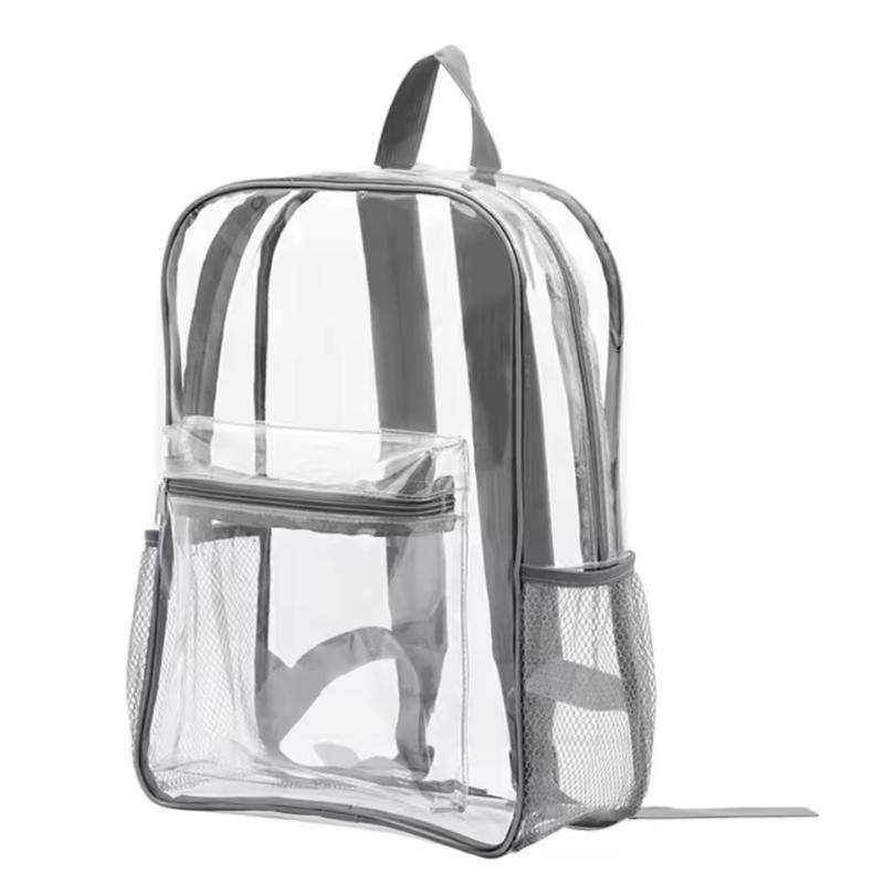 Clear Waterproof Travel Backpack Large Capacity Transparent Backpack for Sports, Stadium & Daily Use