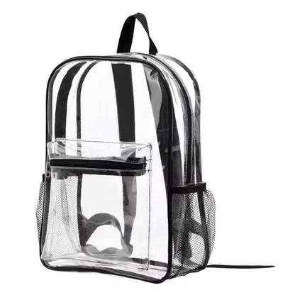 Clear Waterproof Travel Backpack Large Capacity Transparent Backpack for Sports, Stadium & Daily Use