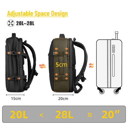 Laptop Backpack Waterproof Business Travel Carry On Backpack with USB Port
