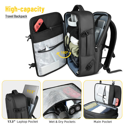 Laptop Backpack Waterproof Business Travel Carry On Backpack with USB Port