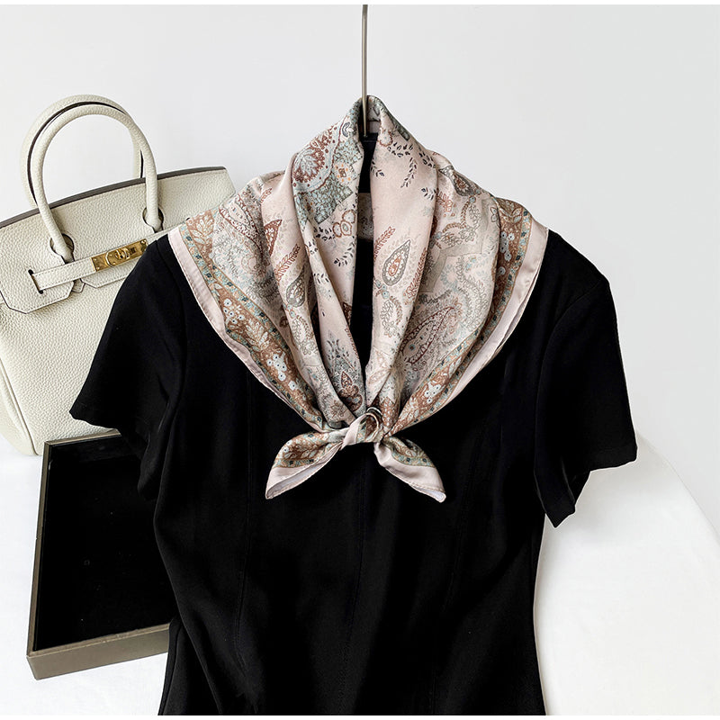 Silk Square Scarf for Women