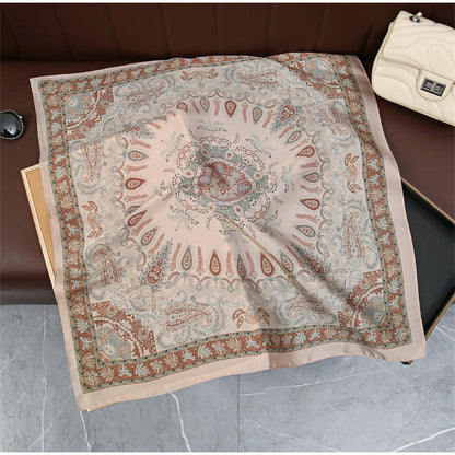 Silk Square Scarf for Women