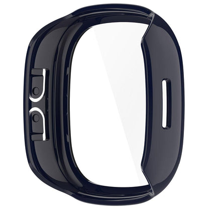 For Fitbit Ace LTE Protective Case with Tempered Glass Screen Protector PC Full Coverage Cover