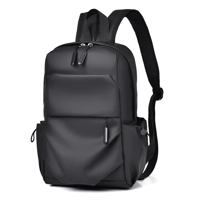 Leather Backpack for Men Waterproof PU Travel & Commuter Backpack