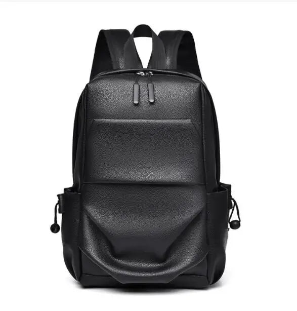 Leather Backpack for Men Waterproof PU Travel & Commuter Backpack