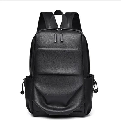 Leather Backpack for Men Waterproof PU Travel & Commuter Backpack