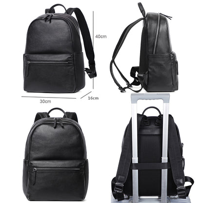 Vintage Genuine Leather Backpack for Men Laptop Business & Travel Bag