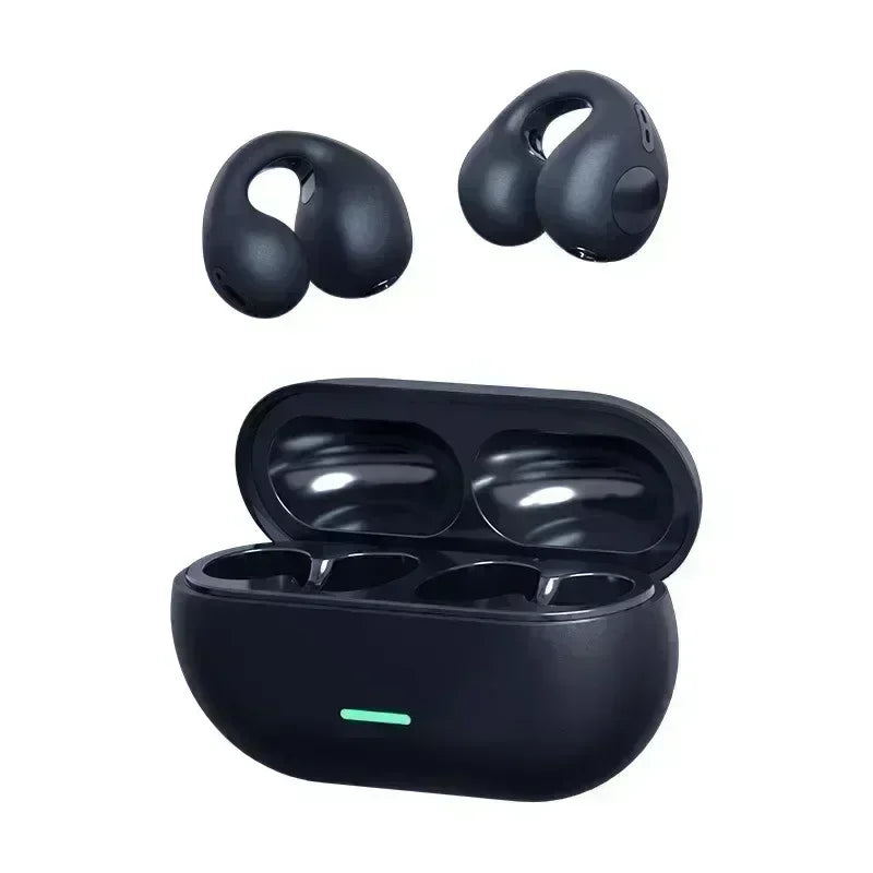 OWS Wireless Bluetooth Ear Clip Earbuds with HD Calls and Low Latency Gaming Audio