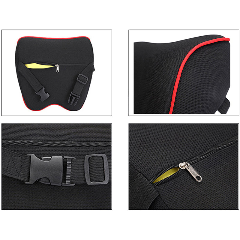 Memory Foam Car Neck Pillow Ergonomic Headrest Cushion for Car Seat Neck Support and Travel Comfort
