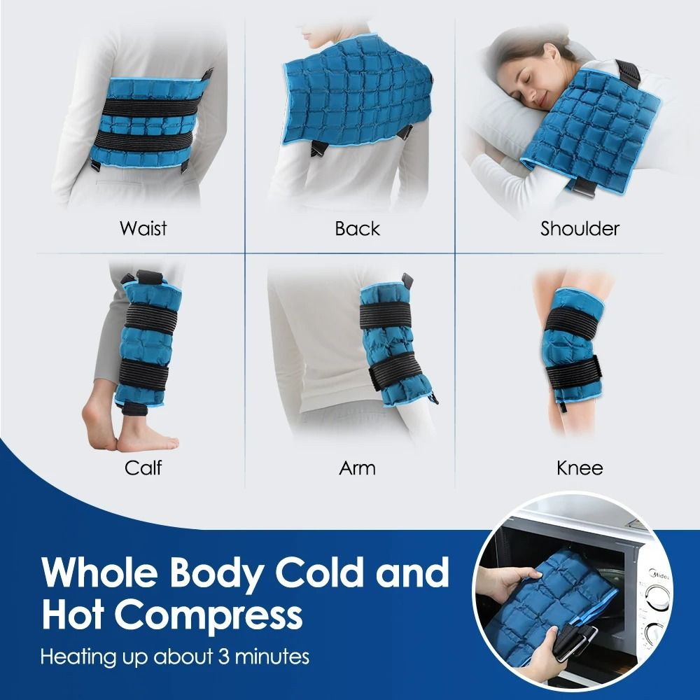 Reusable Hot & Cold Gel Ice Pack for Knee, Back & Joint Relief