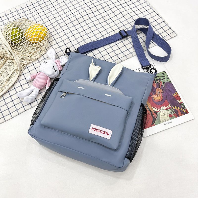 Large Capacity Crossbody Bag for Students, Cute Student Shoulder Bag, Multifunctional College Messenger Bag