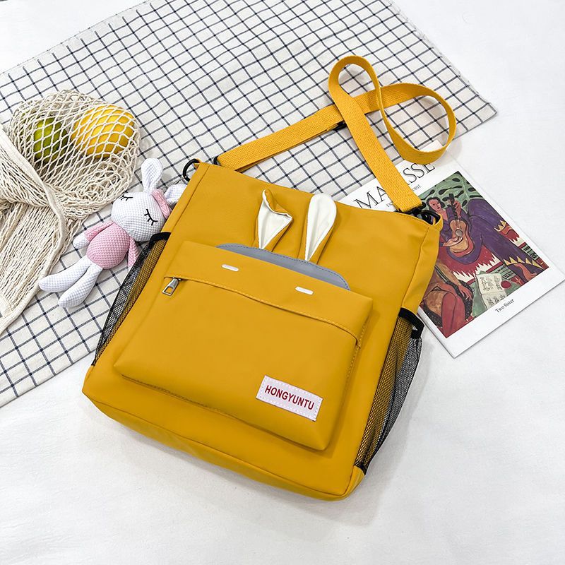 Large Capacity Crossbody Bag for Students, Cute Student Shoulder Bag, Multifunctional College Messenger Bag
