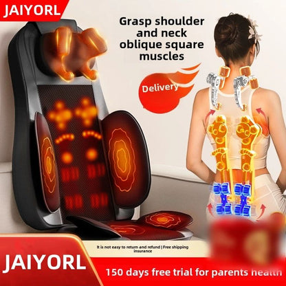 Electric Massage Chair Cushion with Shiatsu Neck Back and Waist Massage