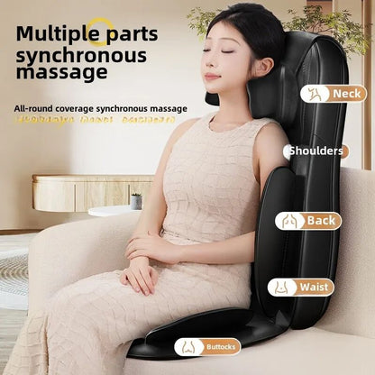 Electric Massage Chair Cushion with Shiatsu Neck Back and Waist Massage