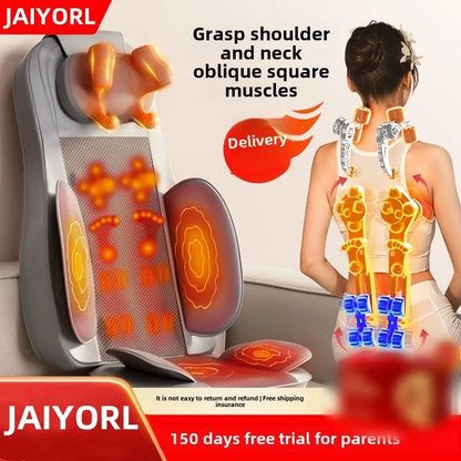 Electric Massage Chair Cushion with Shiatsu Neck Back and Waist Massage