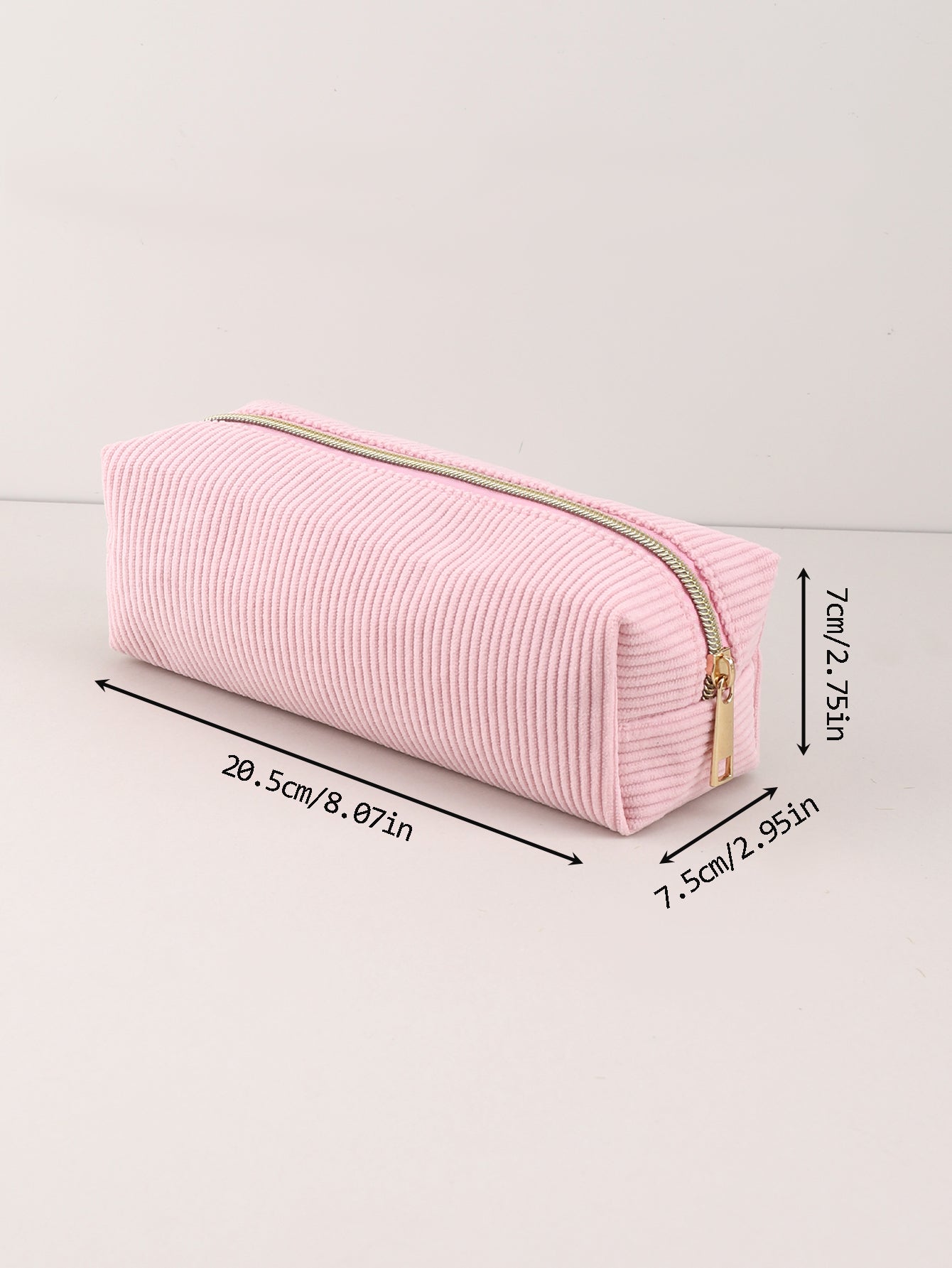 Spacious Solid Color Large Capacity Pencil Case and Stationery Organizer
