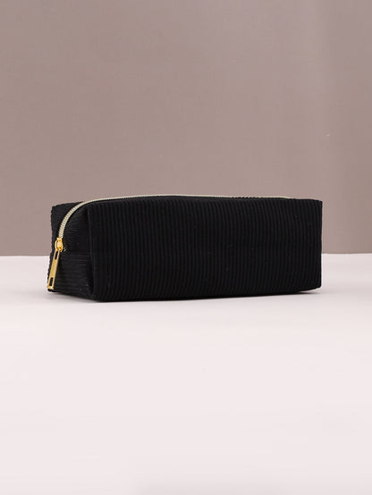 Spacious Solid Color Large Capacity Pencil Case and Stationery Organizer